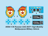 Trumpeter Military Models 1/35 Russian GAZ39371 High Mobility Multi-Purpose Military Vehicle Kit