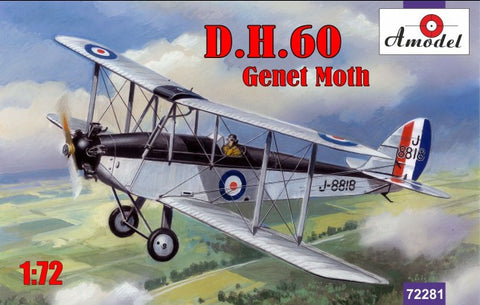 A Model From Russia 1/72 DH60 Genet Moth Biplane Kit