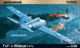 Eduard Aircraft 1/48 F4F4 Wildcat Early US Fighter (Profi-Pack Plastic Kit)