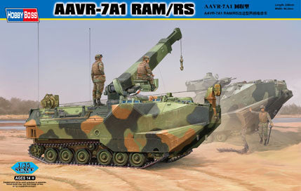 Hobby Boss Military 1/35 AAVR-7A1 W/RAM/RS Kit