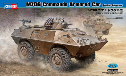 Hobby Boss Military 1/35 M706 Improved Armores Car Kit