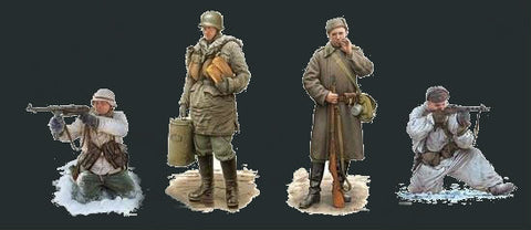 Dragon Military Models 1/35 Battle of Kharkov Soldiers Winter Dress 1943 (4) Kit