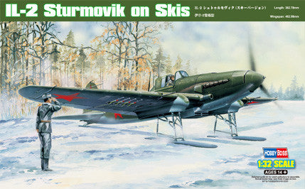 Hobby Boss Aircraft 1/32 IL-2 Sturmovk on Skis Kit