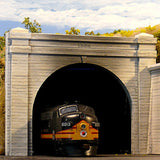 Chooch Enterprises HO Double-Track Concrete Tunnel Portal - 6-5/8 x 5-1/4"  16.8 x 13.3cm