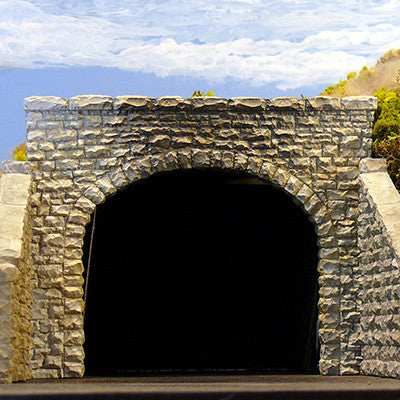 Chooch Enterprises HO Double-Track Random Stone Tunnel Portal - 6-1/2 x 5-1/4"  16.5 x 13.3cm