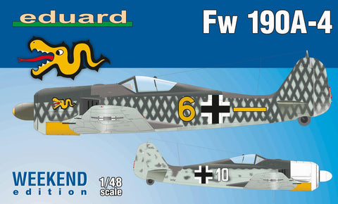 Eduard Aircraft 1/48 Fw190A4 Aircraft Wkd Edition Kit