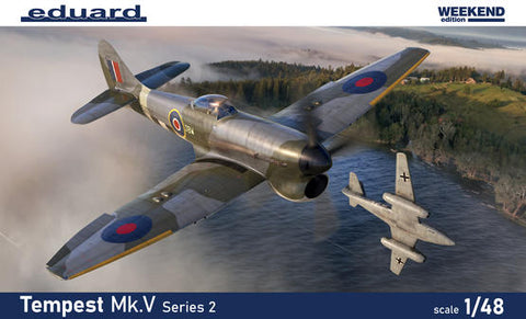 Eduard Aircraft 1/48 WWII Tempest Mk V Series 2 British Fighter (Weekend Edition Plastic Kit)