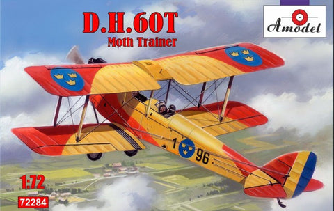 A Model From Russia 1/72 DH60T Moth Trainer 2-Seater Biplane Kit