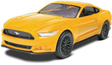 Revell-Monogram Model Cars 1/25 2015 Ford Mustang GT (Yellow) Snap Kit