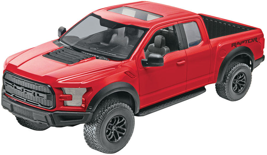 Revell-Monogram Model Cars 1/25 2017 Ford F150 Raptor Pickup Truck (Red) Snap Kit
