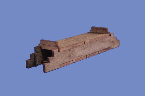 Blair Line HO Wood Box Culvert - 3.2 x 3/4 x 1/2"  8.1 x 1.9 x 1.3cm