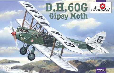 A Model From Russia 1/72 DH60G Gipsy Moth 2-Seater Biplane Kit