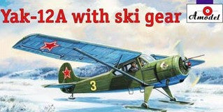A Model From Russia 1/72 Yak12A Aircraft w/Skis Kit