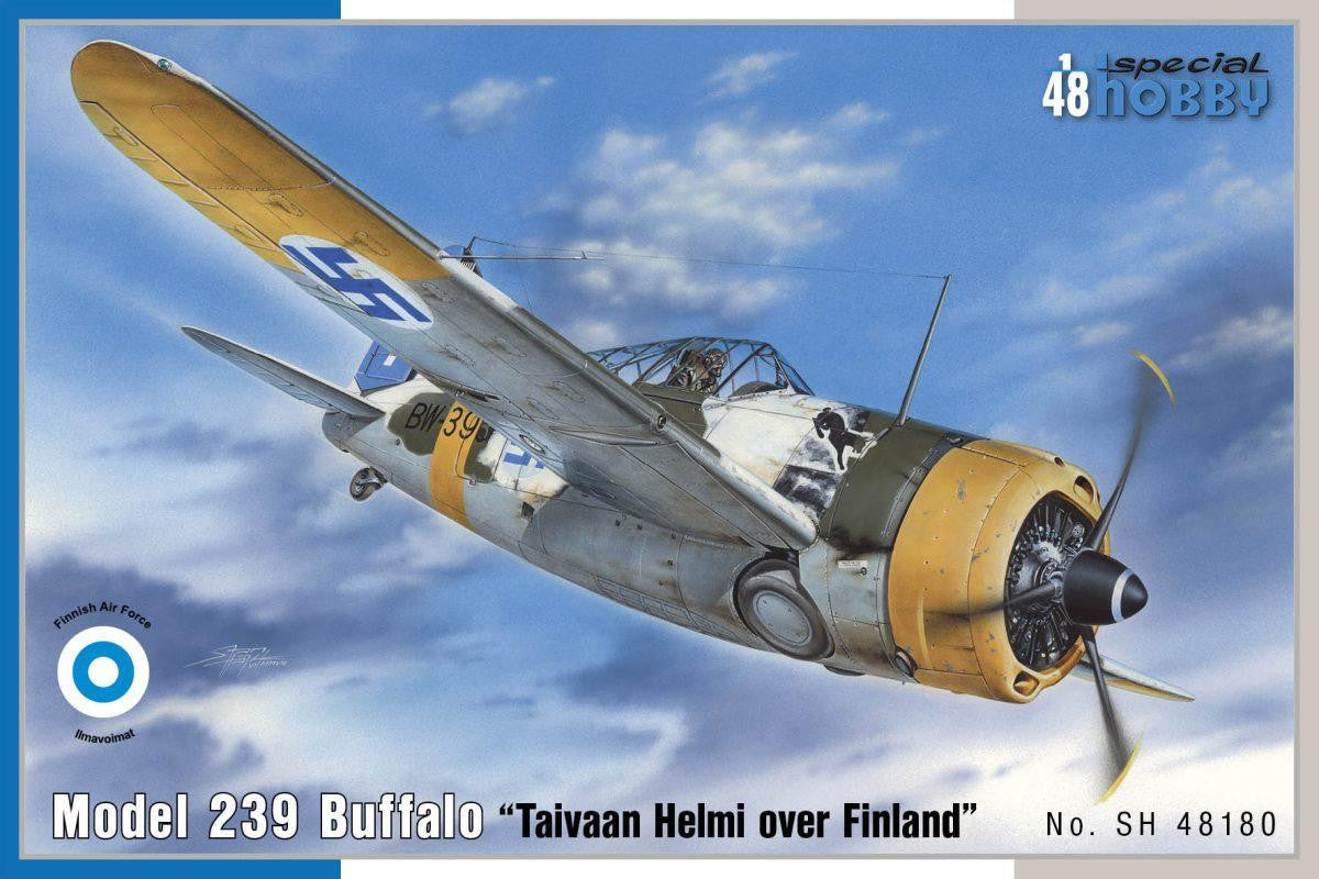 Special Hobby Aircraft 1/48 Buffalo Model 239 Taivaan Helmi over Finland Aircraft Kit