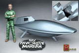 Pegasus Sci-Fi 1/18 My Favorite Martian: Uncle Martin & Spaceship Kit