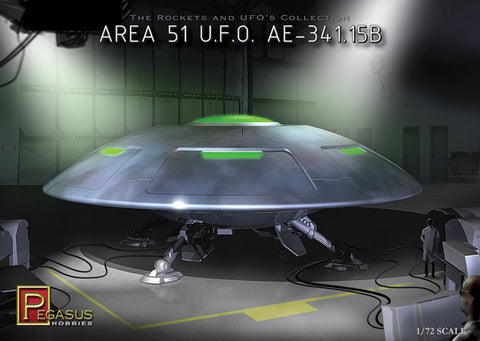 Pegasus Sci-Fi 1/72 Area 51 UFO AE341.15B Kit