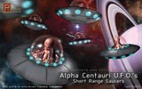 Pegasus Sci-Fi 1/32 Alpha Centauri UFO Short Range Saucers (2) Kit
