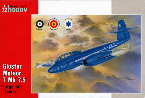 Special Hobby Aircraft 1/72 Gloster Meteor T Mk 7.5 Large Tail Trainer Aircraft Kit