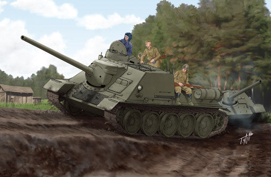 Trumpeter Military Models 1/16 Soviet Su100 Tank Destroyer Kit