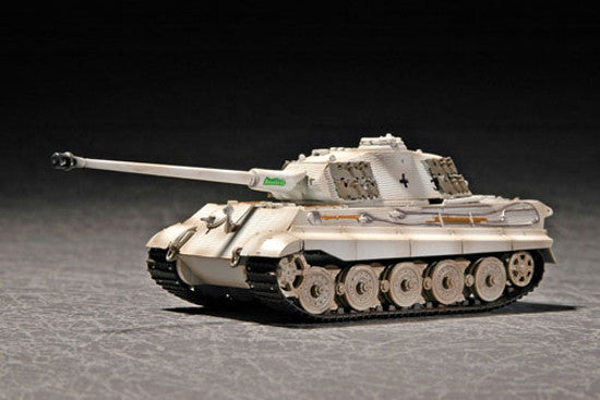 Trumpeter Military Models 1/72 German SdKfz 182 King Tiger Tank w/Zimmerit (Porsche Turret) Kit