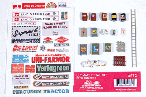 JL Innovative Design HO Ultimate Feed & Seed Detail Set