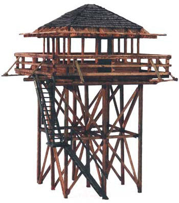 JV Models HO Forest Ranger Tower Kit