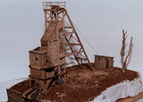 JV Models HO Burnt River Mining Company Wood Kit