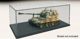 Master Tools Showcase for 1/43, Small 1/35 & Large 1/72 Military(14.25"L x 7.25"W x 4.75"H) Black Base