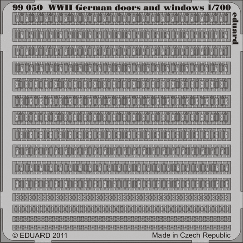 Eduard Details 1/700 Ship- German Doors & Windows WWII