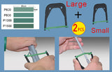 Master Tools Plastic Flexible File Holders (2 diff. sizes w/4 diff. grits)