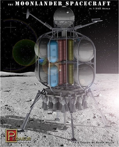Pegasus Sci-Fi 1/350 The Moonlander Spacecraft Kit
