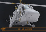 Clear Prop 1/72 UH2A/B Seasprite USN Helicopter (Advanced) Kit