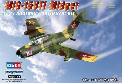 Hobby Boss Aircraft 1/72 MiG-15 UTI Midget Kit