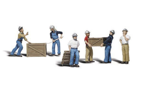 Woodland Scenics N Scenic Accents Dock Workers (6)