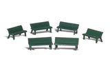 Woodland Scenics N Scenic Accents Park Benches (6)