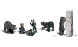 Woodland Scenics O Scenic Accents Black Bears (6)