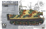 AFV Club Military 1/48 Sturmtiger Tank w/38cm RW61 Gun Kit