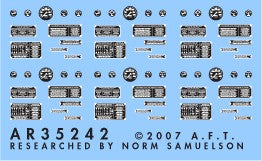 Archer Fine Transfers 1/35 GMC 2-1/2 Ton Truck Instruments & Placards for TAM