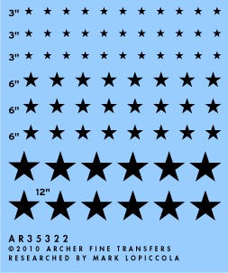 Archer Fine Transfers 1/35 Modern US National Insignias