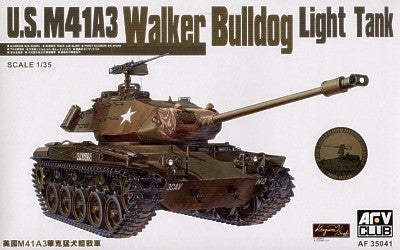AFV Club Military 1/35 WWII US M41A3 Walker Bulldog Light Tank Kit