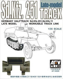 AFV Club Military 1/35 SdKfz 251/SdKfz 11 Late Workable Track Links Kit