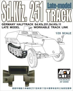 AFV Club Military 1/35 SdKfz 251/SdKfz 11 Late Workable Track Links Kit