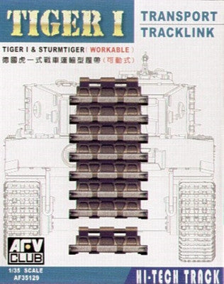 AFV Club Military 1/35 Tiger I & Sturmtiger Workable Transport Track Links Kit