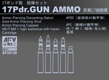 AFV Club Military1/35 17-Pdr Gun Ammo (Brass) Kit