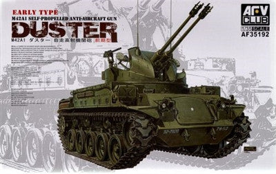 AFV Club Military 1/35 M42A1 Duster Early Tank w/Self-Propelled AA Gun Kit