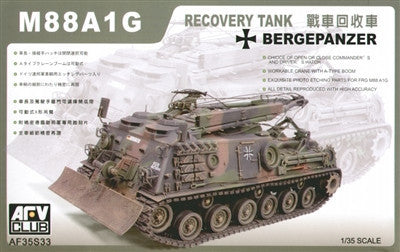 AFV Club Military 1/35 M88A1G Bergepanzer Recovery Tank Kit
