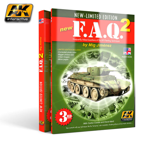 AK Interactive FAQ 2 AFV Painting Techniques 3rd Edition Book