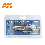 AK Interactive Air Series: WWII USAAF Aircraft Vol.2 Acrylic Paint Set (5 Colors)