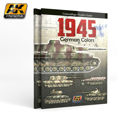 AK Interactive 1945 German Colors Camouflage Profile Guide Book