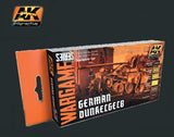 AK Interactive Wargame Series: German Dunkelgelb Acrylic Paint Set (6 Colors) 17ml Bottles